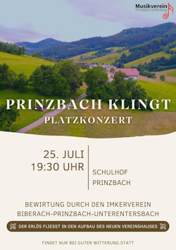 Platzkonzert Musikverein Prinzbach-Schönberg